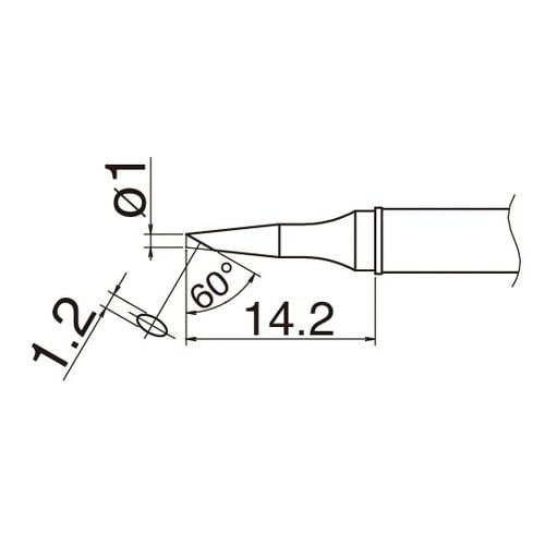 こて先 450℃ 1BC型