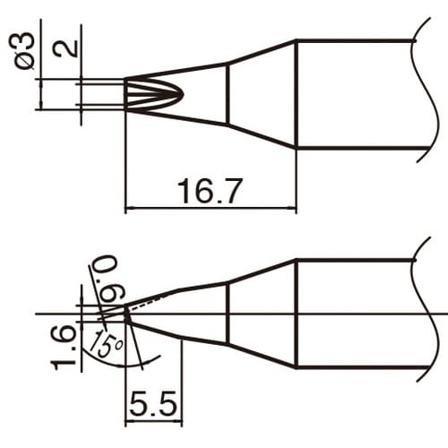 T35シリーズ こて先溝付き