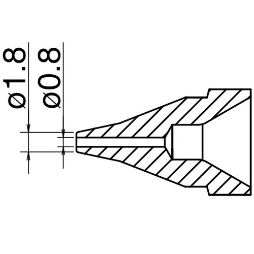 ノズル 0.8MM S型