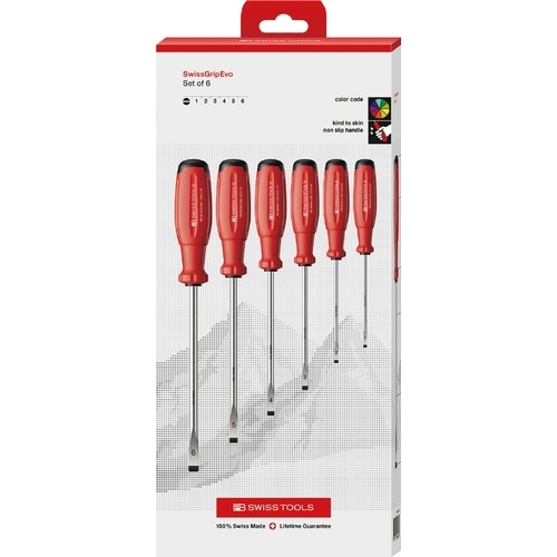 EVO マイナスドライバーセット6本組 箱入