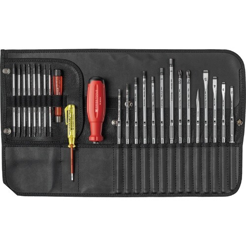 差替式精密ドライバーセット 31本 ロールケース付