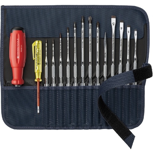 差替式ドライバーセット 14本組 グレー