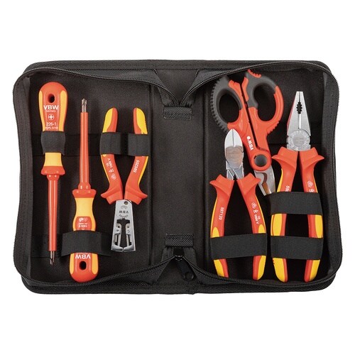 6点 絶縁ツールセット 収納ポーチ付