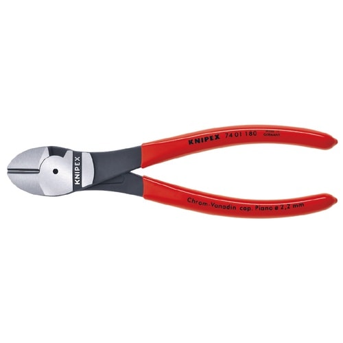 硬線用 強力型斜ニッパー 180mm プラスチック