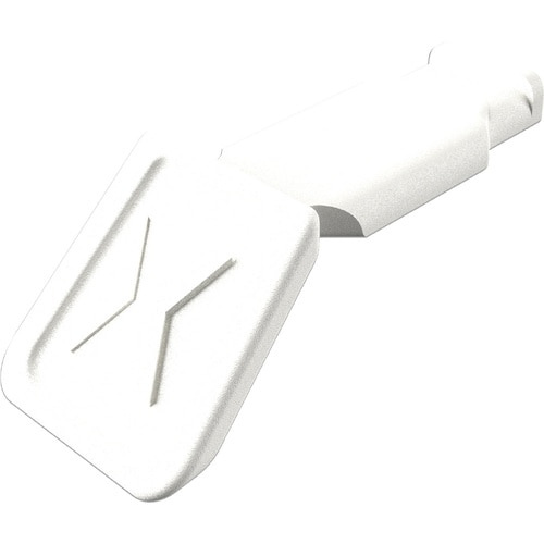 10個 カラーコードクリップ ホワイト