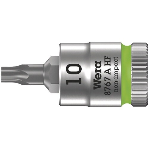 差込角1/4DR トルクスビットソケット TX10