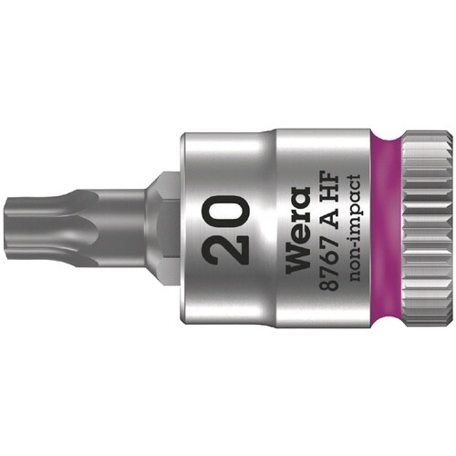 差込角1/4DR トルクスビットソケット TX20