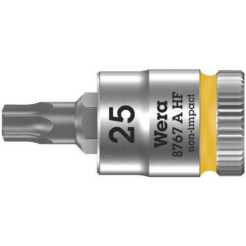 差込角1/4DR トルクスビットソケット TX25