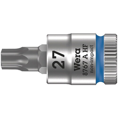 差込角1/4DR トルクスビットソケット TX27