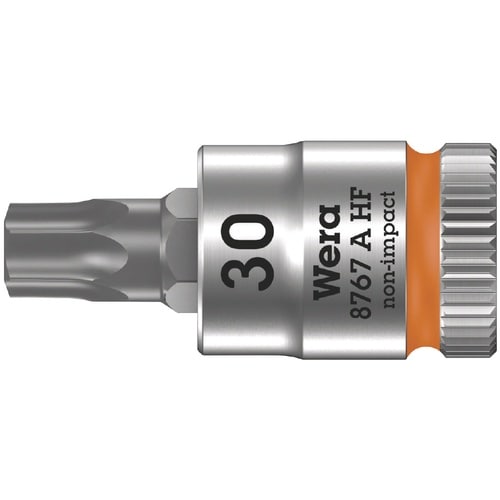 差込角1/4DR トルクスビットソケット TX30