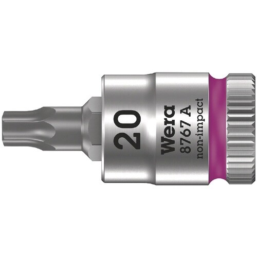 差込角1/4DR トルクスビットソケット TX20