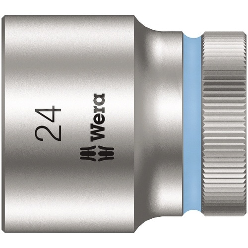 差込角1/2DR ソケット 六角24mm