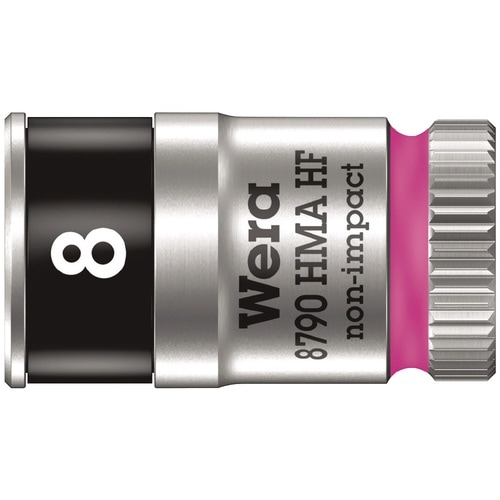 差込角1/4DR ソケット 六角8mm 23mm