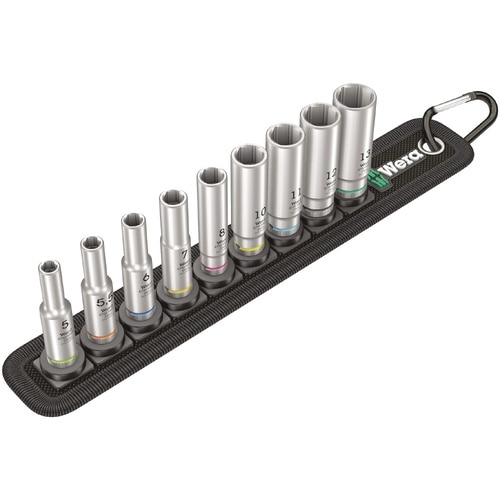 9点組 1/4 六角ディープソケットセット