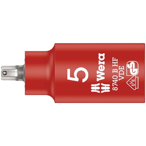 3/8DR 絶縁ビットソケット 六角5mm