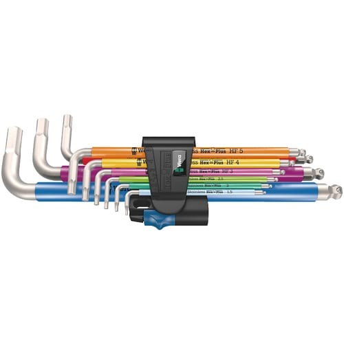 9本組マルチカラー ステンレストルクスレンチセット