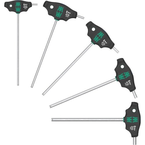 5本組 T型ハンドル 六角ドライバーセット