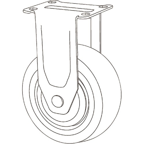 1個 固定キャスター キャビネット