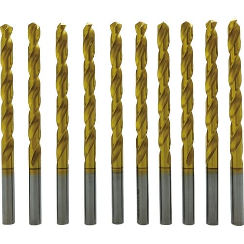 10本入 TiNストレートドリル 3.0mm