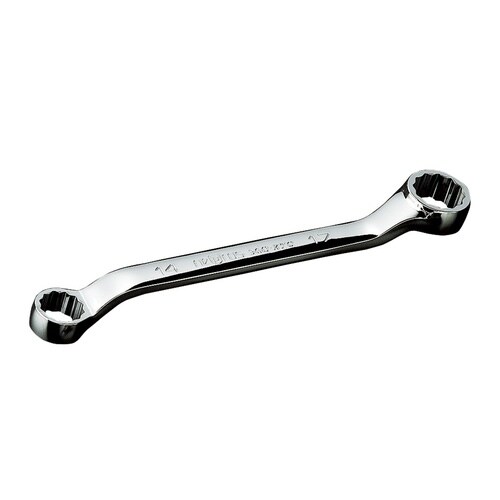 45゜X6゜ ショートメガネレンチ 8×10mm