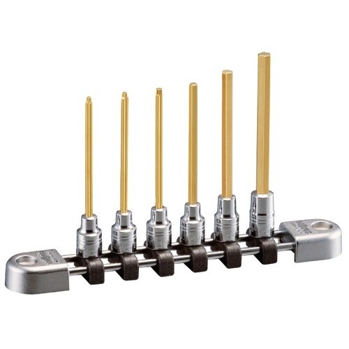 6本組 6.3SQ ロング六角ビットソケットセット