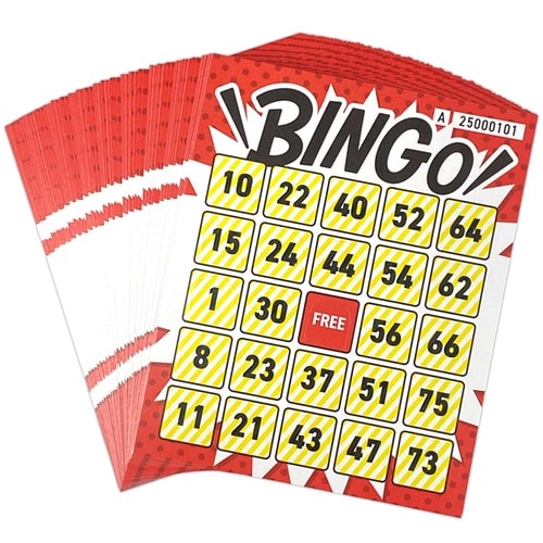 ビンゴカード(200枚セット)