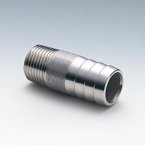 ステンレス製(304)ねじ込み丸ホースニップル