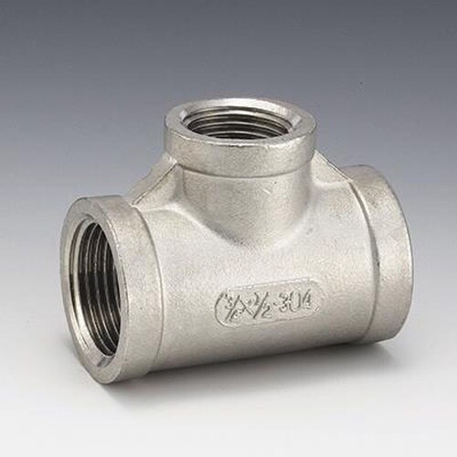 ステンレス製ねじ込み継手(304)異径チーズ