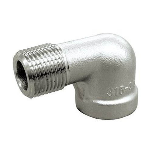 ステンレス製(316)ねじ込みストリートエルボ