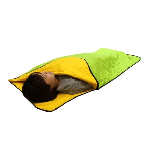 シンサレート軽量多目的シュラフGN/YE