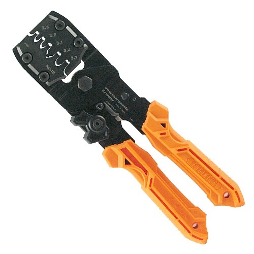 精密圧着ペンチ〈ダイス交換式〉