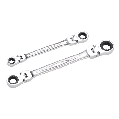 両首振ラチェットめがねレンチセット