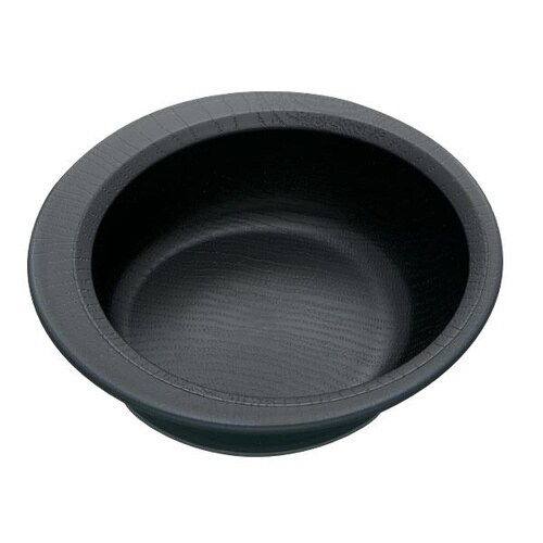 ボウル 15cm すくいやすい 木製風 ブラック