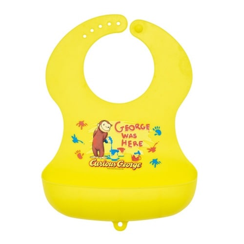 ベビーエプロン おさるのジョージ シリコン ビブ
