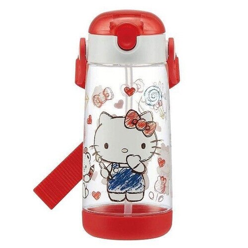 水筒 ストロー ワンプッシュ プラスチック