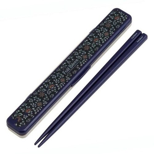 箸箱セット 18cm 抗菌 音の鳴らない 箸 箸箱