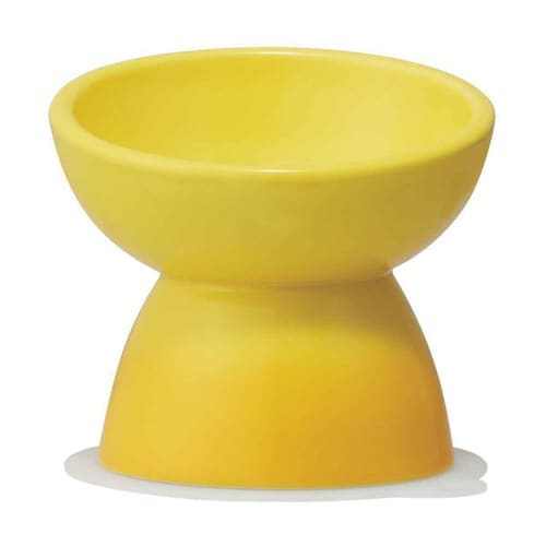 ペット用食器 超小型犬用 陶器 イエロー