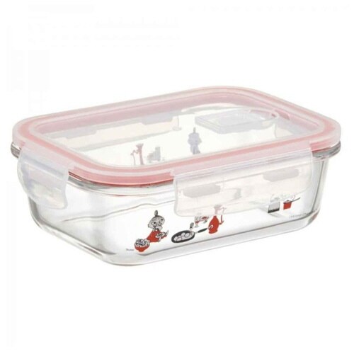 保存容器 ガラス M 650ml ムーミン クリア