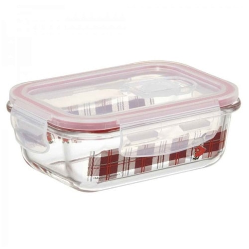 保存容器 ガラス S 370ml ムーミン レッド