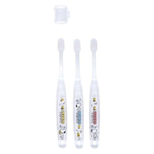 歯ブラシ 子供 クリア 3本セット 園児用