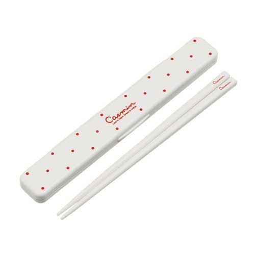 箸箱セット 18cm 抗菌 アイボリー