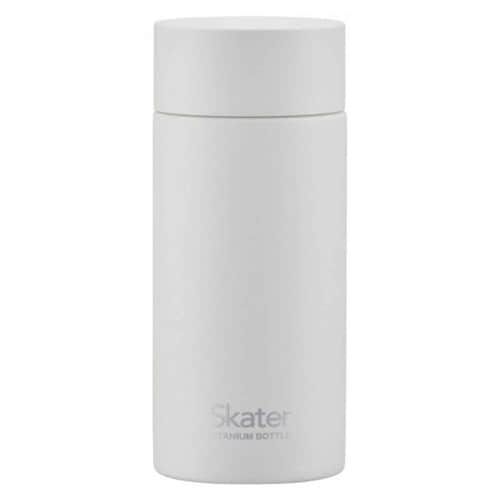 水筒 200ml チタン製 SKATER ホワイト