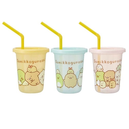 タンブラー ストロー付き 3個入り 230ml