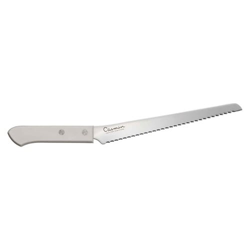 パン切り包丁 刃渡り21cm アイボリー