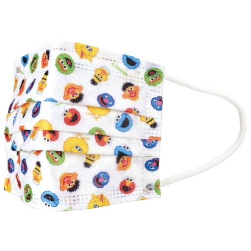 マスク 不織布 子供用 セサミストリート