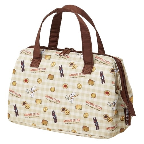 ランチバッグ 保冷 がま口型 リサとガスパール