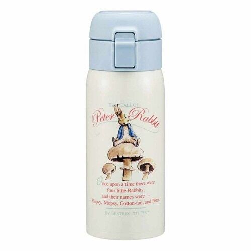 水筒 350ml ワンタッチ ピーターラビット