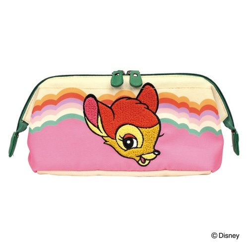 ポーチ がま口ポーチ キャラクター レトロバンビ