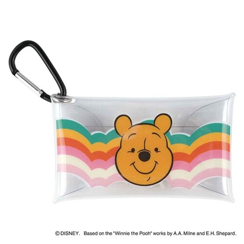 クリア ケース パスケース 鍵 レトロプーさん