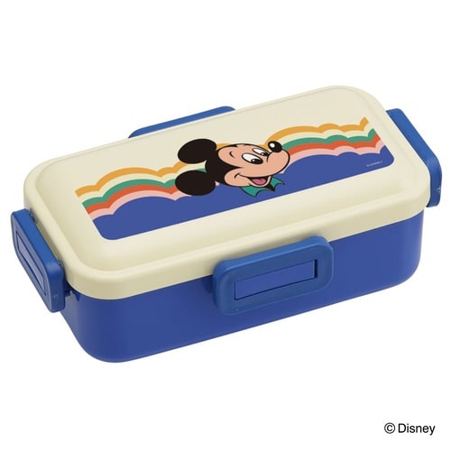 弁当箱 1段 530ml 抗菌 レトロミッキー